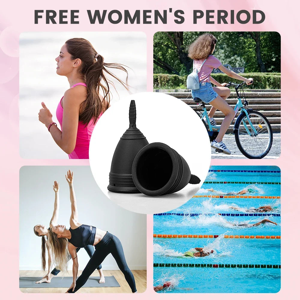 Eco-Friendly Reusable menstrual cup -2 Pack small